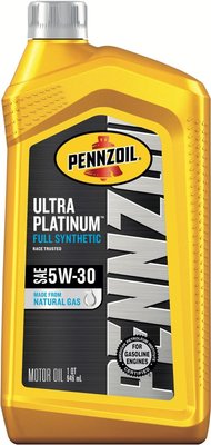 Моторное масло 550040865 Pennzoil ULTRA PLATINUM SAE 5W-30 FULL SYNTHETIC MOTOR OIL 0,946 л 550040865 фото